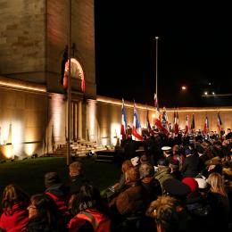 Cérémonie de l'Anzac Day à Villers-Bretonneux